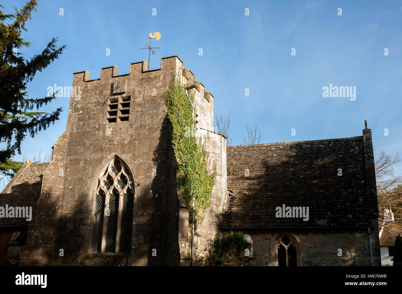 St. Catherine`s Church, Staverton, Gloucestershire, England, UK Stock Photo
